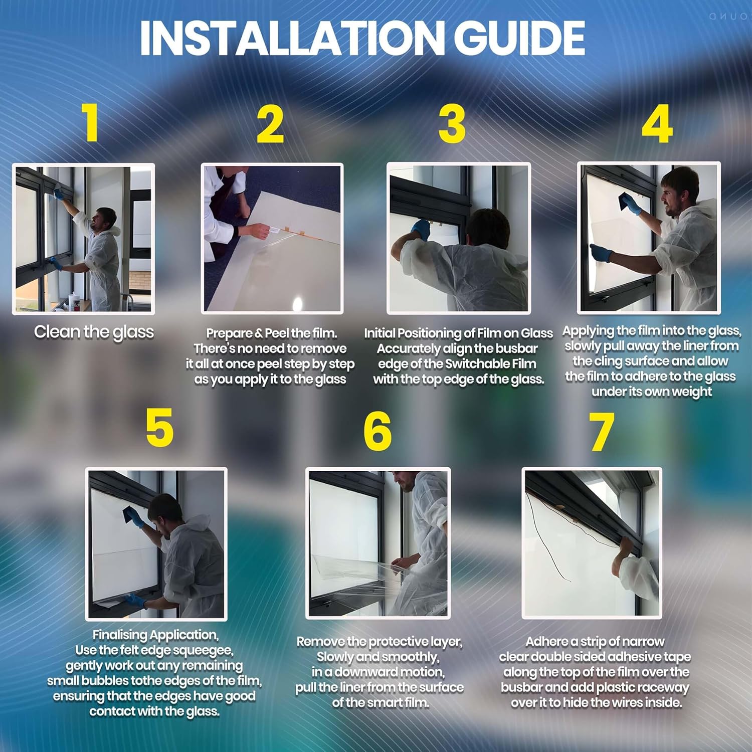 How to Install PDLC Smart Film